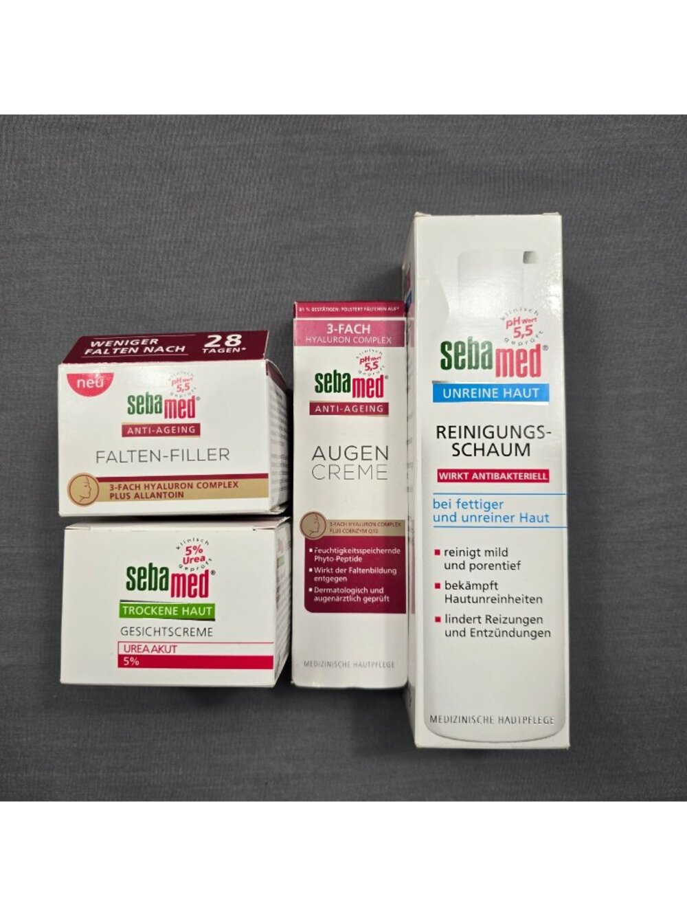 Sebamed Anti Aging Cream LOT Q10 Eye Cream Cleansing Foam Night Cream - Picture 1 of 2